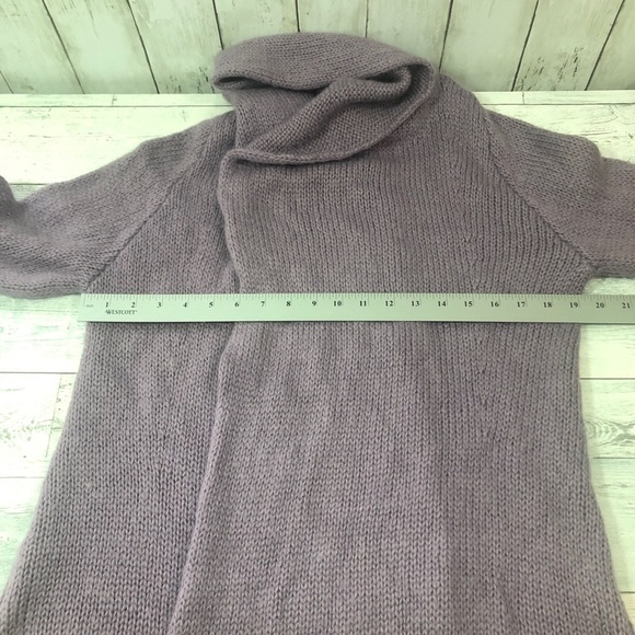 Soft Surroundings Telluride Topper Wool Blend Long Cardigan Lavender Small… - Picture 4 of 7